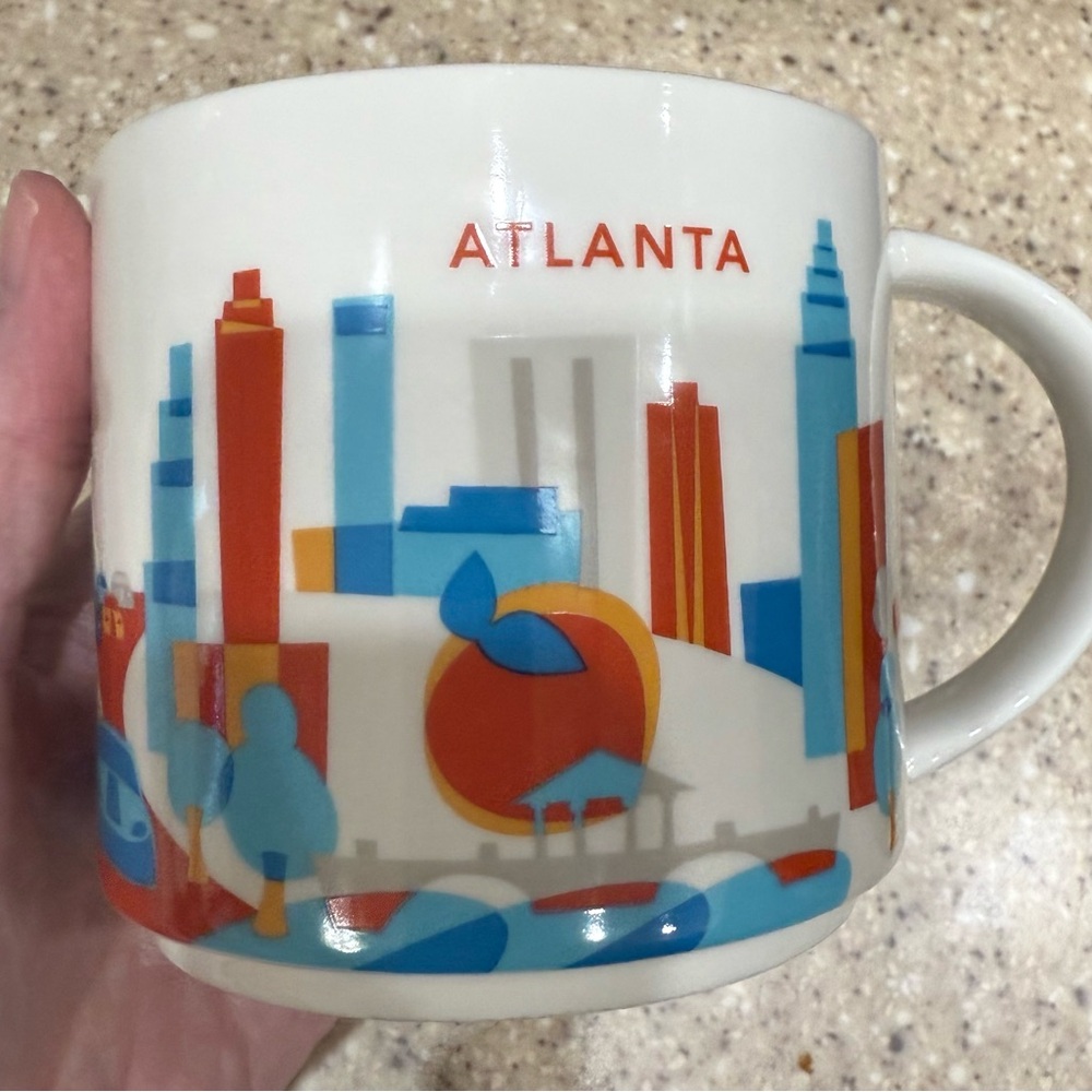 Atlanta Starbucks mug. You are here collection. 14 oz.